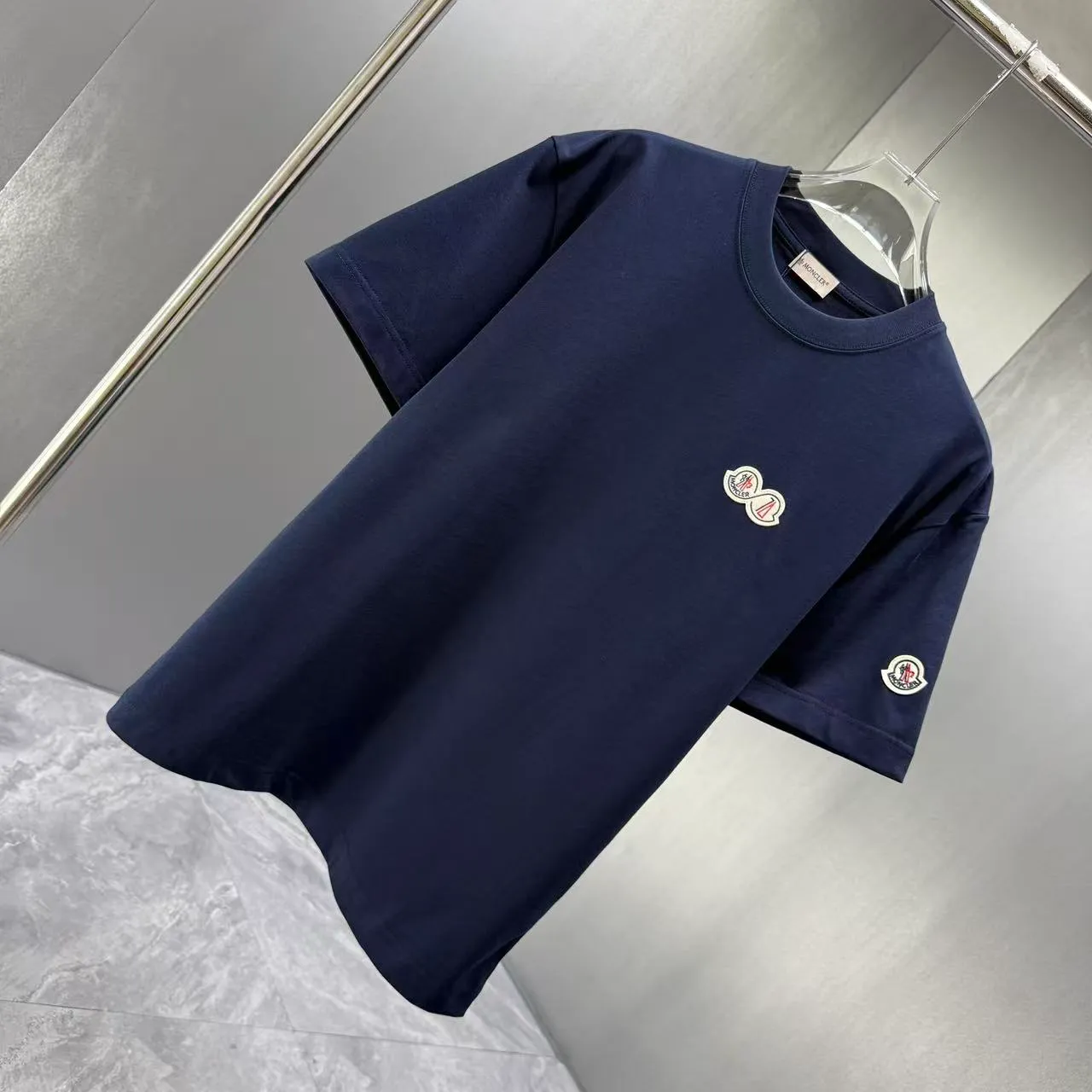 MONCL* * 2026 New Arrival T logo ：Black White Dark Blue Sizes：S M L XL XXL